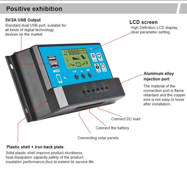 Solar charge controller 50Ah